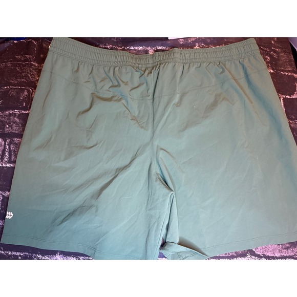 All in Motion Men's Stretch Woven Shorts 7", Dark Green, Size XXL, NWT - Picture 5 of 5